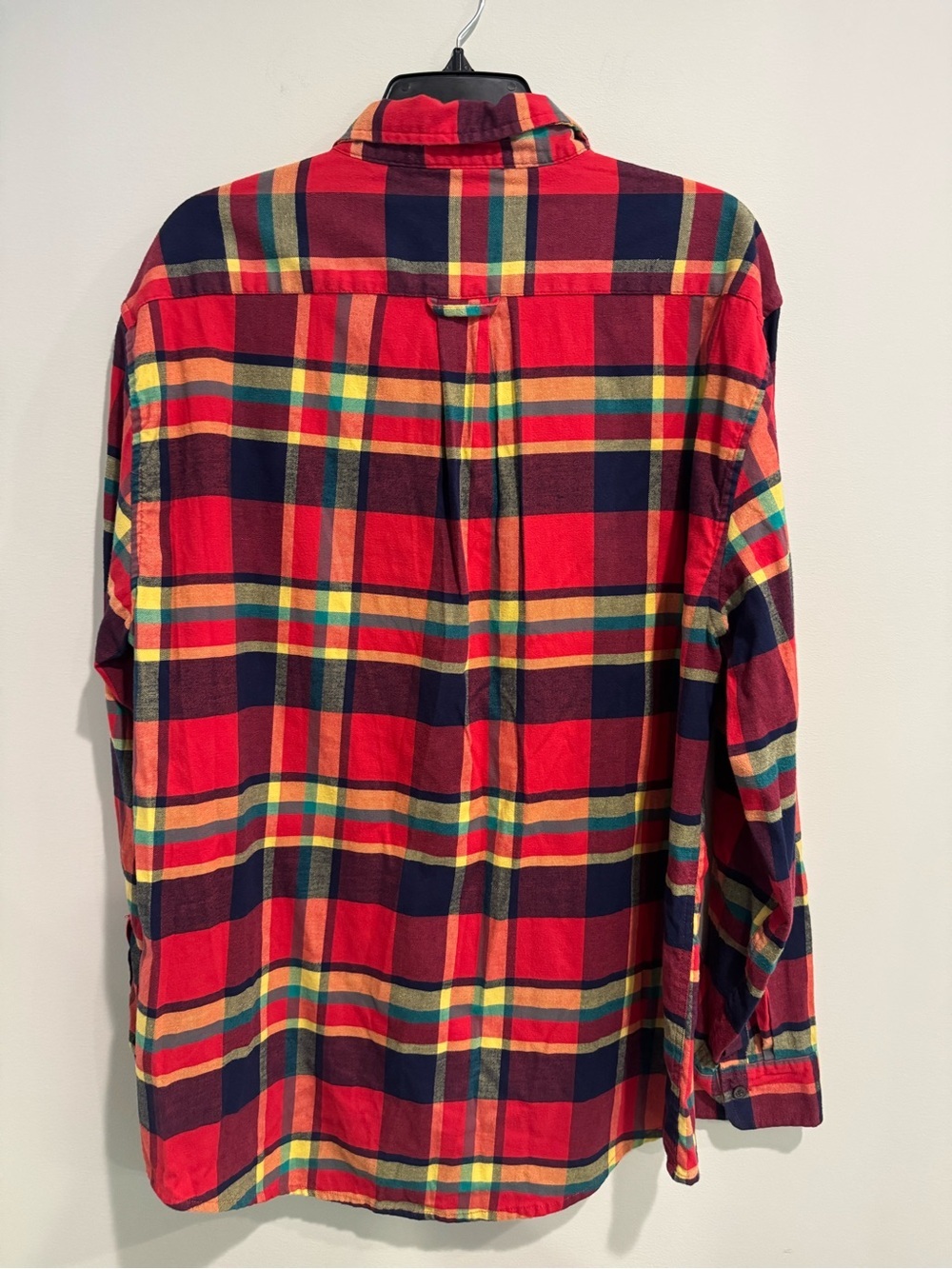 U.S. Polo Assn. Men's Red Plaid Button-Down Shirt - Picture 2 of 3